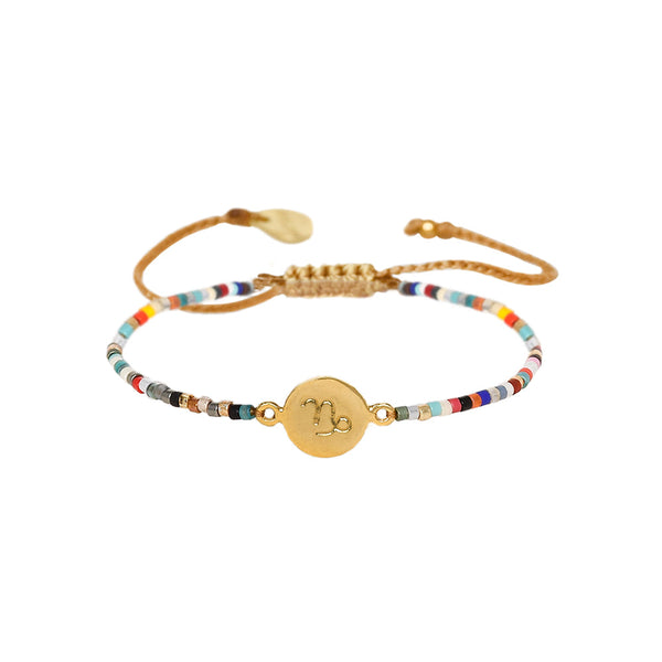 Sparkly Capricorn adjustable bracelet 11815