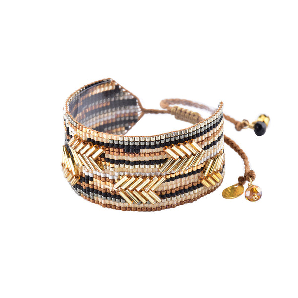 Chevron Black Medium Bracelet
