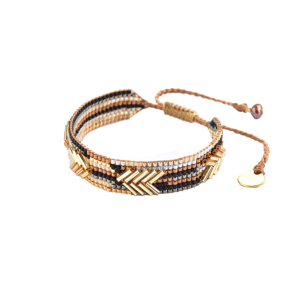 Chevron Black Small Bracelet