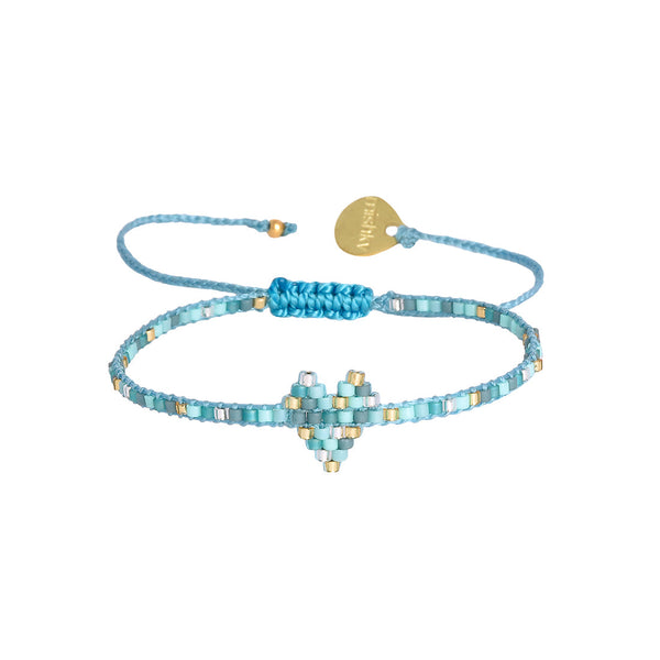 Heartsy Row Blue