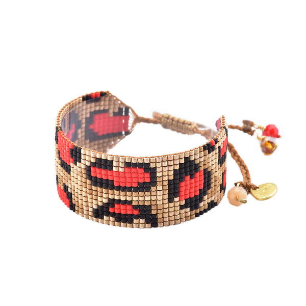 Pulsera mediana Panthera roja