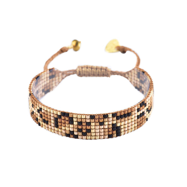 Pulsera pequeña marrón Panthera