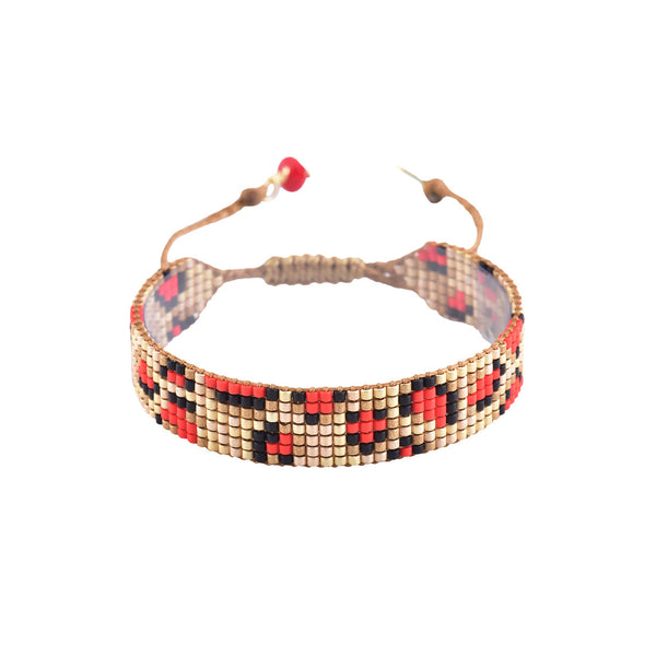 Pulsera pequeña Panthera roja