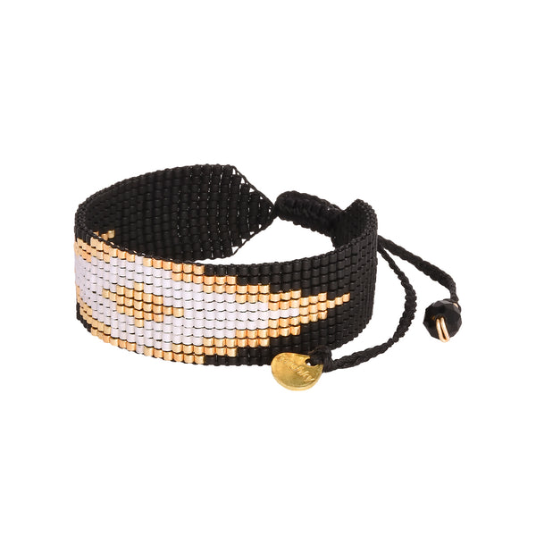 Pulsera pequeña negra Peeky