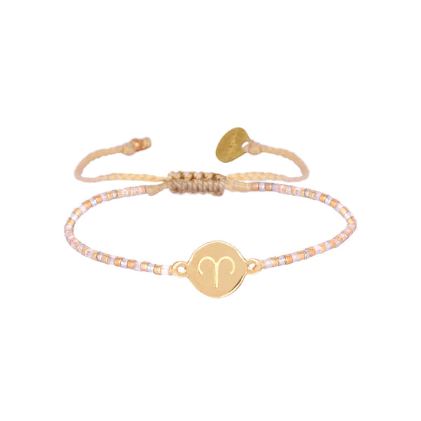 Sparkly Aries adjustable bracelet