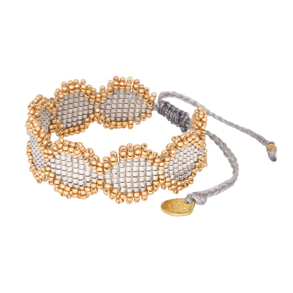Pulsera Filis de plata y oro
