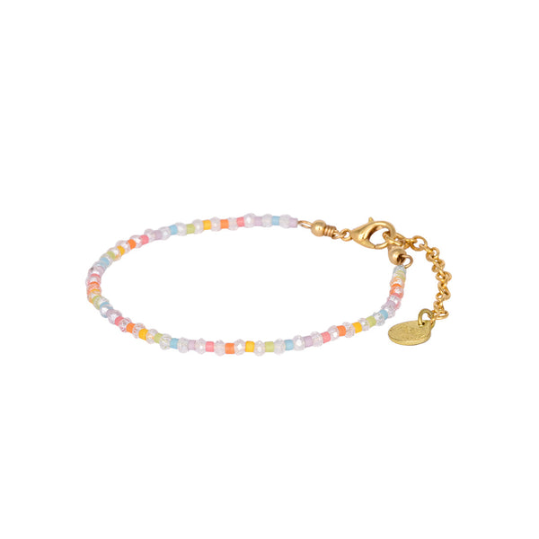 Rainbow Cristals adjustable bracelet