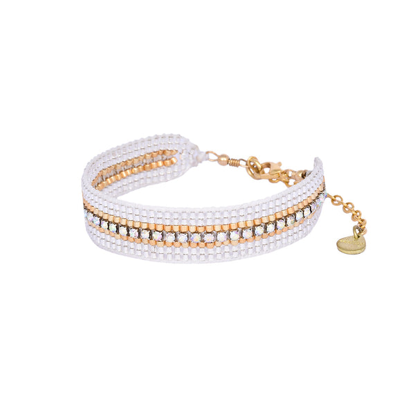 Pulsera ajustable Cristalitos