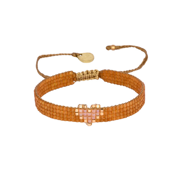 Golden Heartsy adjustable bracelet