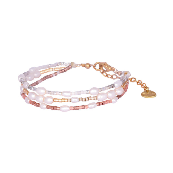 Pearly Trio adjustable bracelet