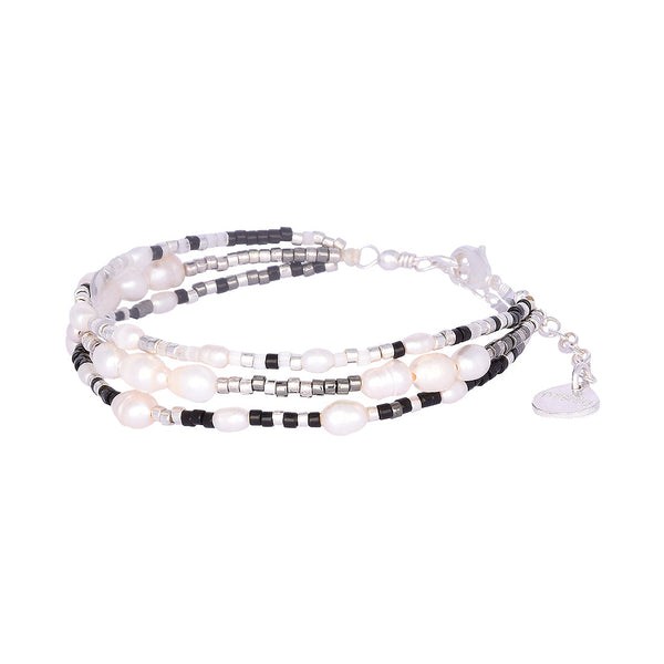 Pearly Trio adjustable bracelet