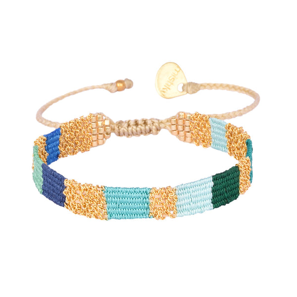 Tunez Chain Blue Bracelet