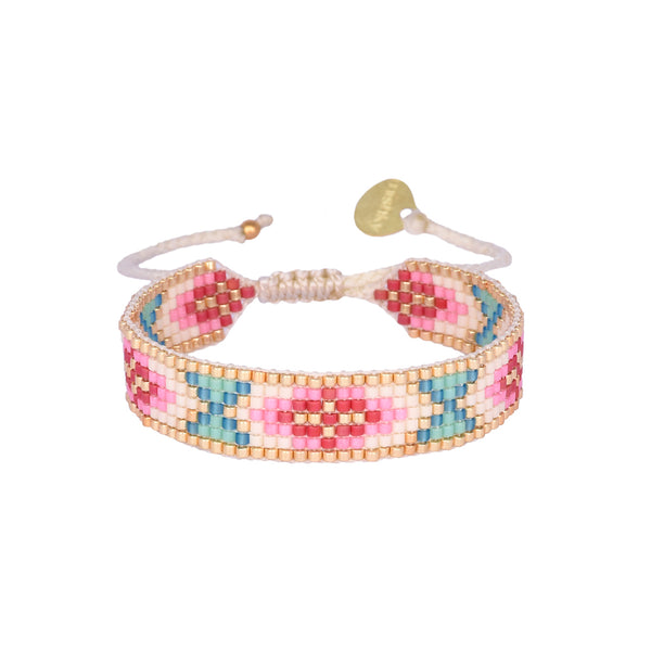 Adjustable beaded bracelet - small