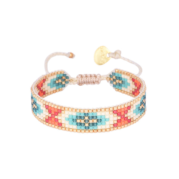 Adjustable beaded bracelet - small