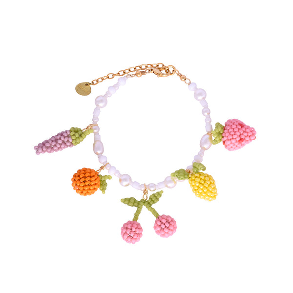 Frutty Pearls beaded pearly bracelet