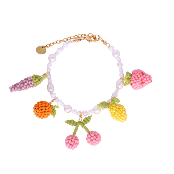 Frutty Pearls beaded pearly bracelet