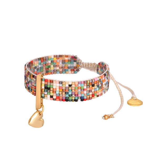 Pulsera multicolor Prisma Corazón
