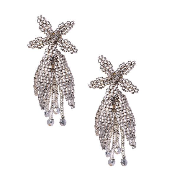 Pendientes de plata Tulipanes