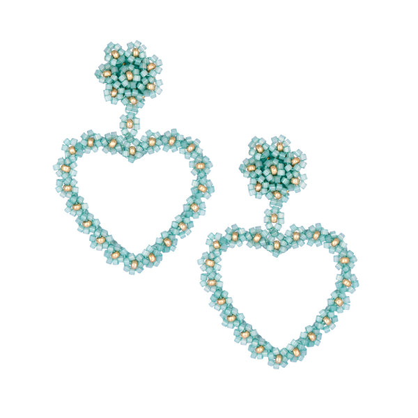 Sublime Heart stud earrings