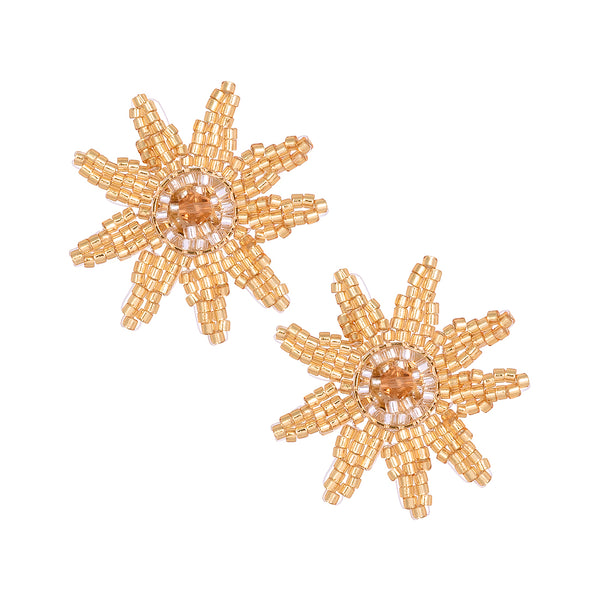 Pendientes de oro Shinny Sun