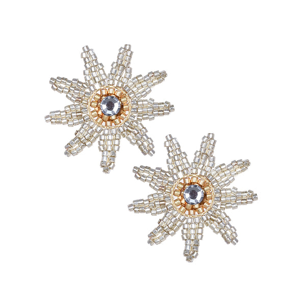 Pendientes de plata Shinny Sun