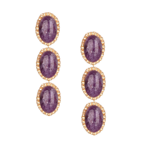Pendientes de botón Lady D