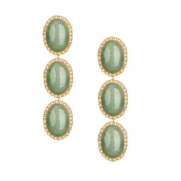 Pendientes de botón Lady D