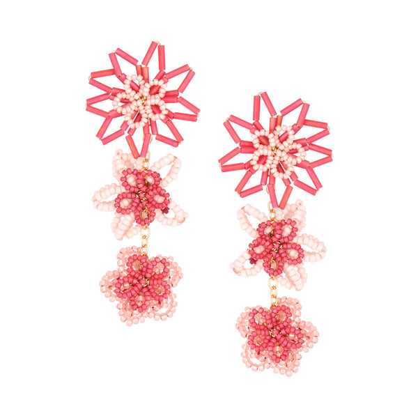 Pendientes de botón Dalhia
