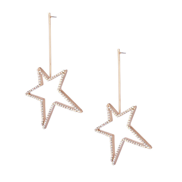 Pendientes de botón Super Star