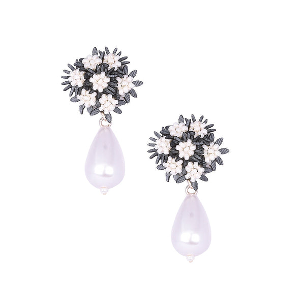 Pendientes colgantes con forma de flor