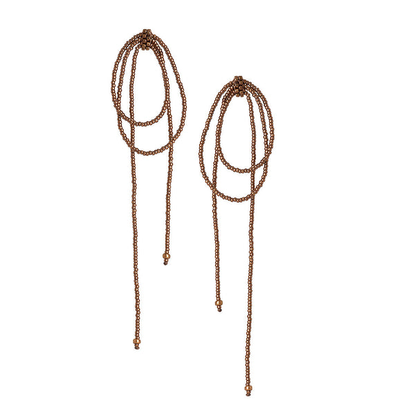 Pendientes de cobre Cravatte