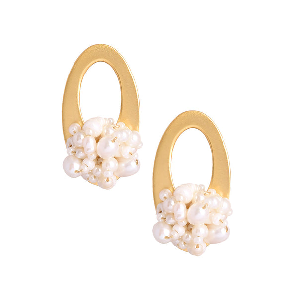 Pendientes Lustra White