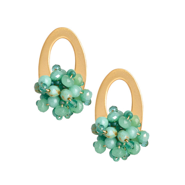 Pendientes de turquesa Lustra