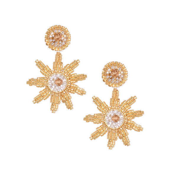 Pendientes de oro Sunshine