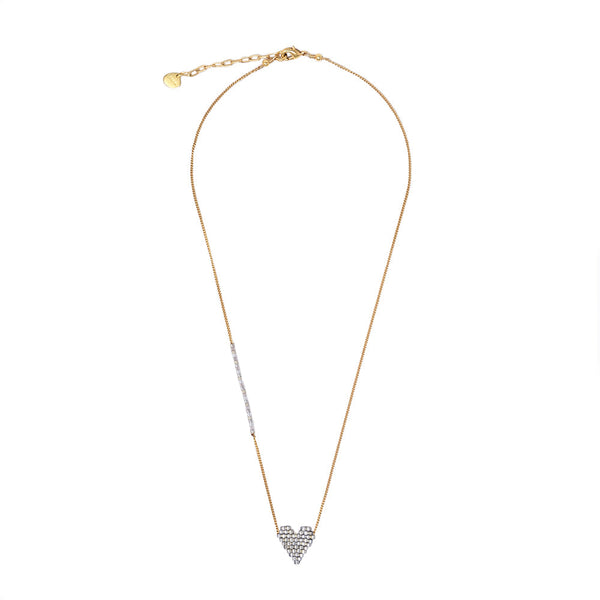 Collar de plata Heartsy