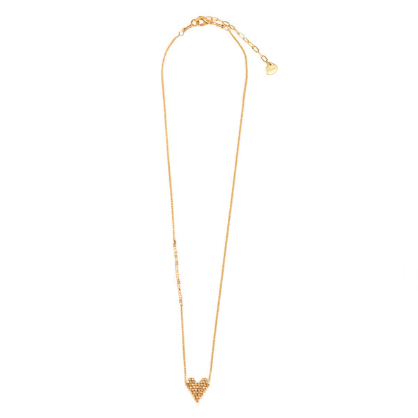 Collar de oro Heartsy