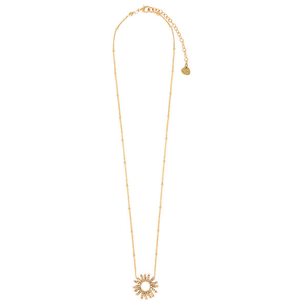 Fringe Sun Gold Small Necklace