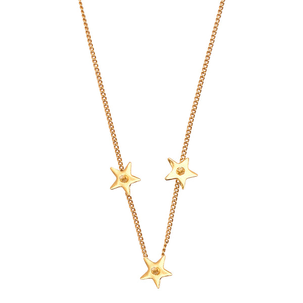 Three Star adjustable necklace 12324