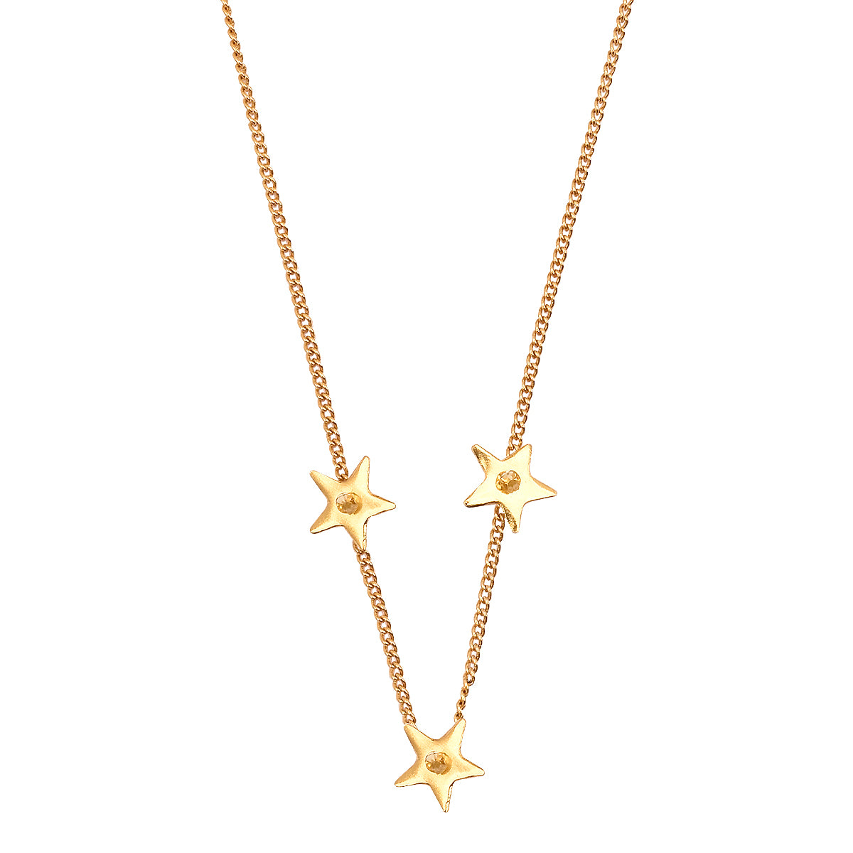 Three Star adjustable necklace 12324 – Mishky Jewelry