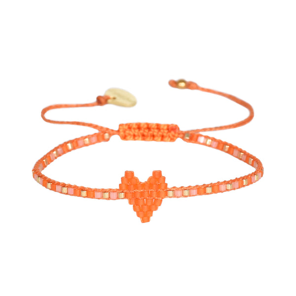 Heartsy row adjustable bracelet 12165