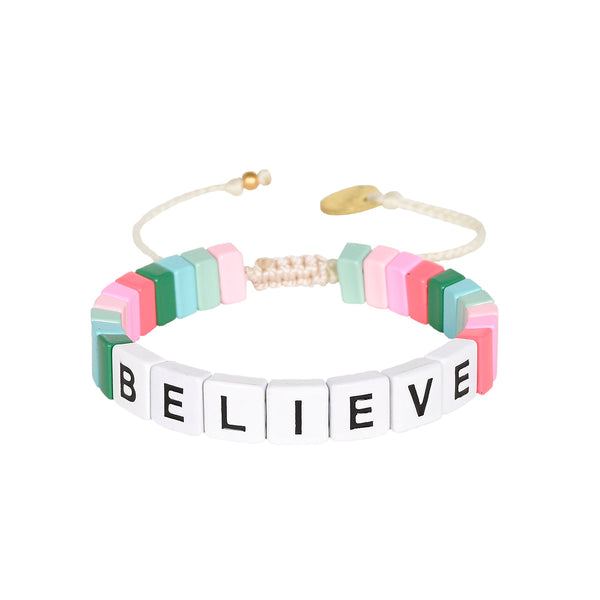 Believe adjustable bracelet 12281