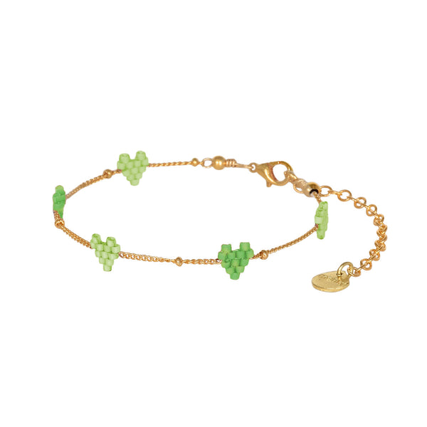 Heartsy Chain gold plated adjustable bracelet 12173