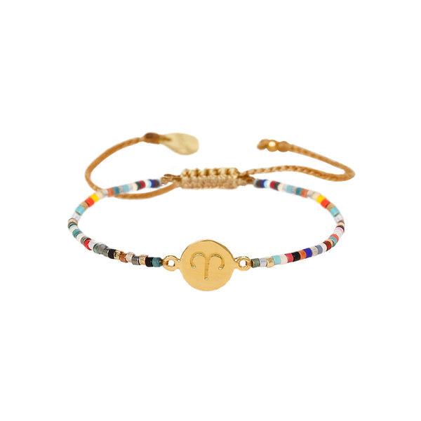 Sparkly Aries adjustable bracelet 11806