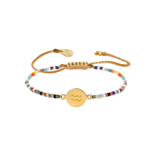 Sparkly Aquarius adjustable bracelet 11816