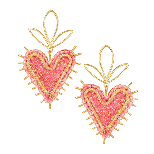 Mystic Heart stud earrings 12254