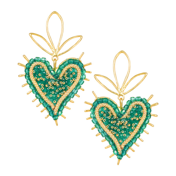 Mystic Heart stud earrings 12255